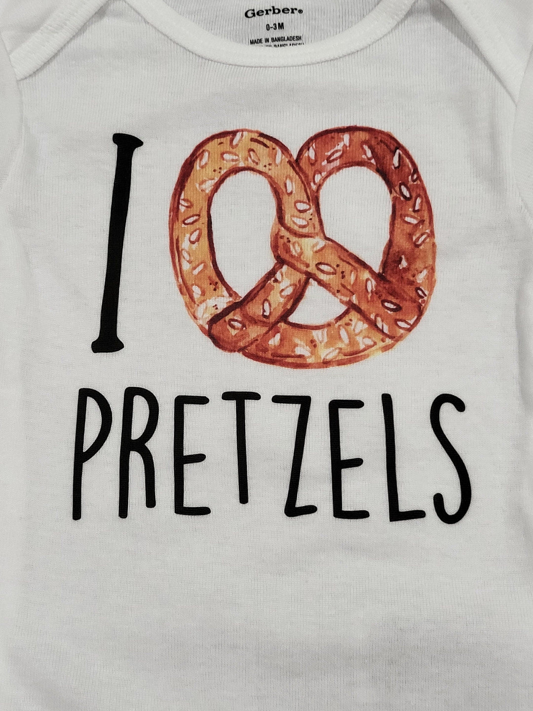 Pretzel - Baby Boy Girl Clothes Infant Bodysuit Funny Cute Newborn 1D Onesie