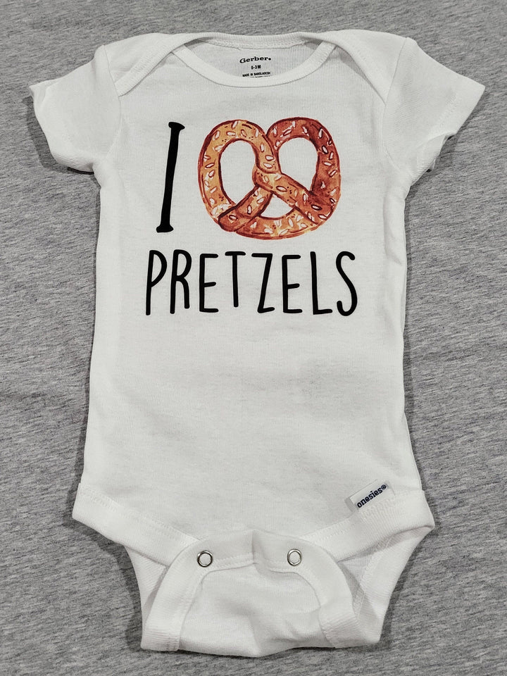 Pretzel - Baby Boy Girl Clothes Infant Bodysuit Funny Cute Newborn 1D Onesie