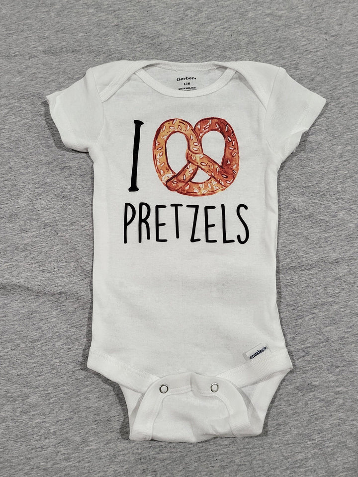 Pretzel - Baby Boy Girl Clothes Infant Bodysuit Funny Cute Newborn 1D Onesie