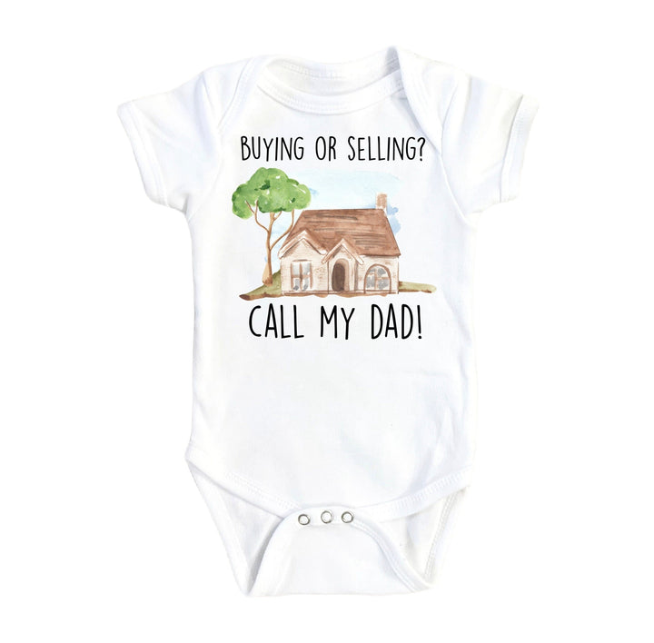 Real Estate - Baby Boy Girl Clothes Infant Bodysuit Funny Cute Newborn 1A Onesie