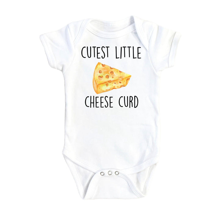 Cheese Curd - Baby Boy Girl Clothes Infant Bodysuit Funny Cute Newborn Onesie