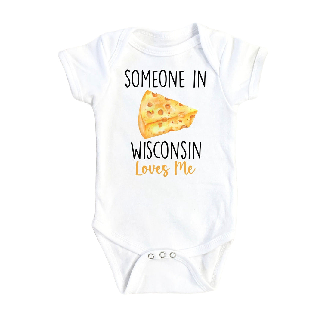 Wisconsin Cheese - Baby Boy Girl Clothes Infant Bodysuit Funny Cute Newborn Onesie