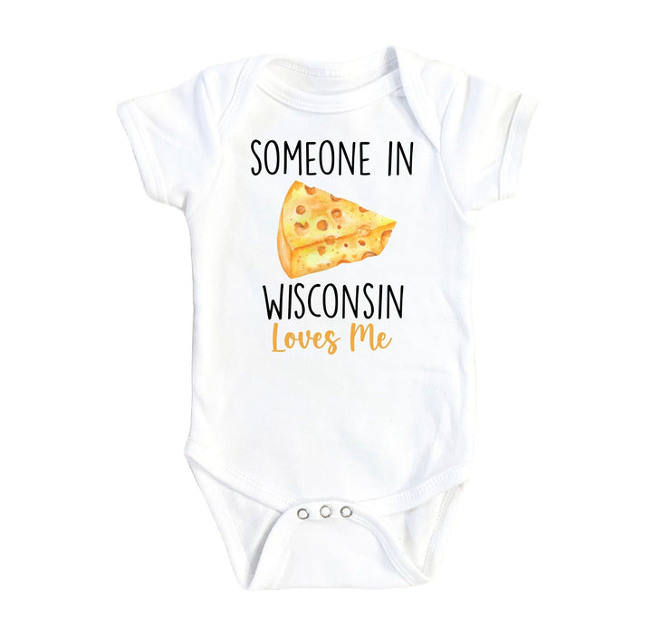 Wisconsin Cheese - Baby Boy Girl Clothes Infant Bodysuit Funny Cute Newborn Onesie