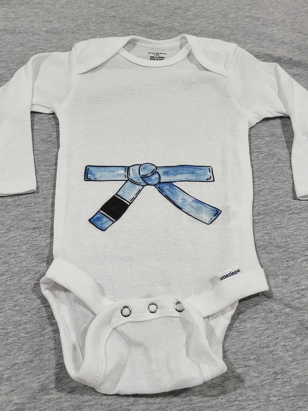 Jiu Jitsu Blue Belt - Baby Boy Girl Clothes Infant Bodysuit Funny Cute Newborn Onesie