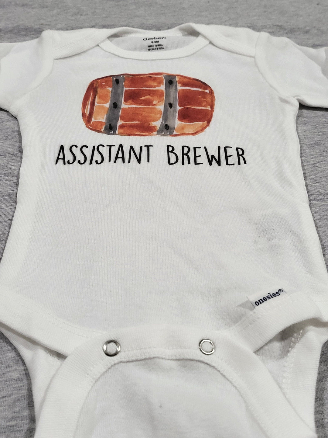 Beer Assistant - Baby Boy Girl Clothes Infant Bodysuit Funny Cute Newborn Onesie