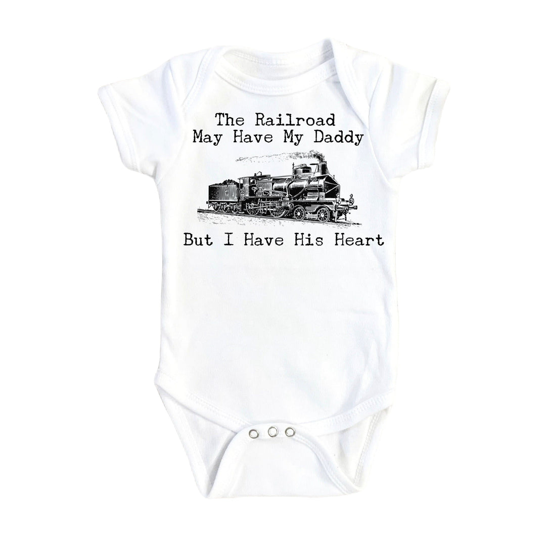 Daddy Train Railroad - Baby Boy Girl Clothes Infant Bodysuit Funny Cute Newborn Onesie