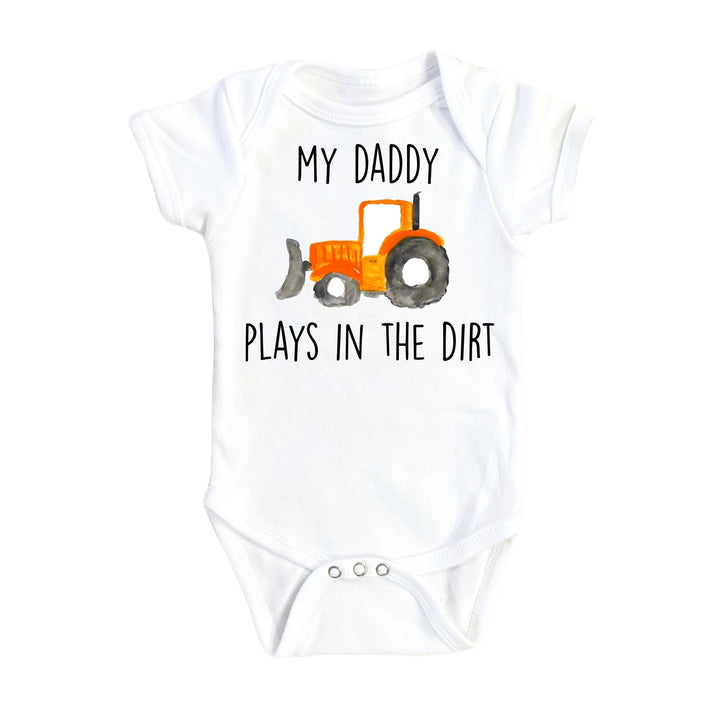 Construction Dirt - Baby Boy Girl Clothes Infant Bodysuit Funny Cute Newborn Onesie