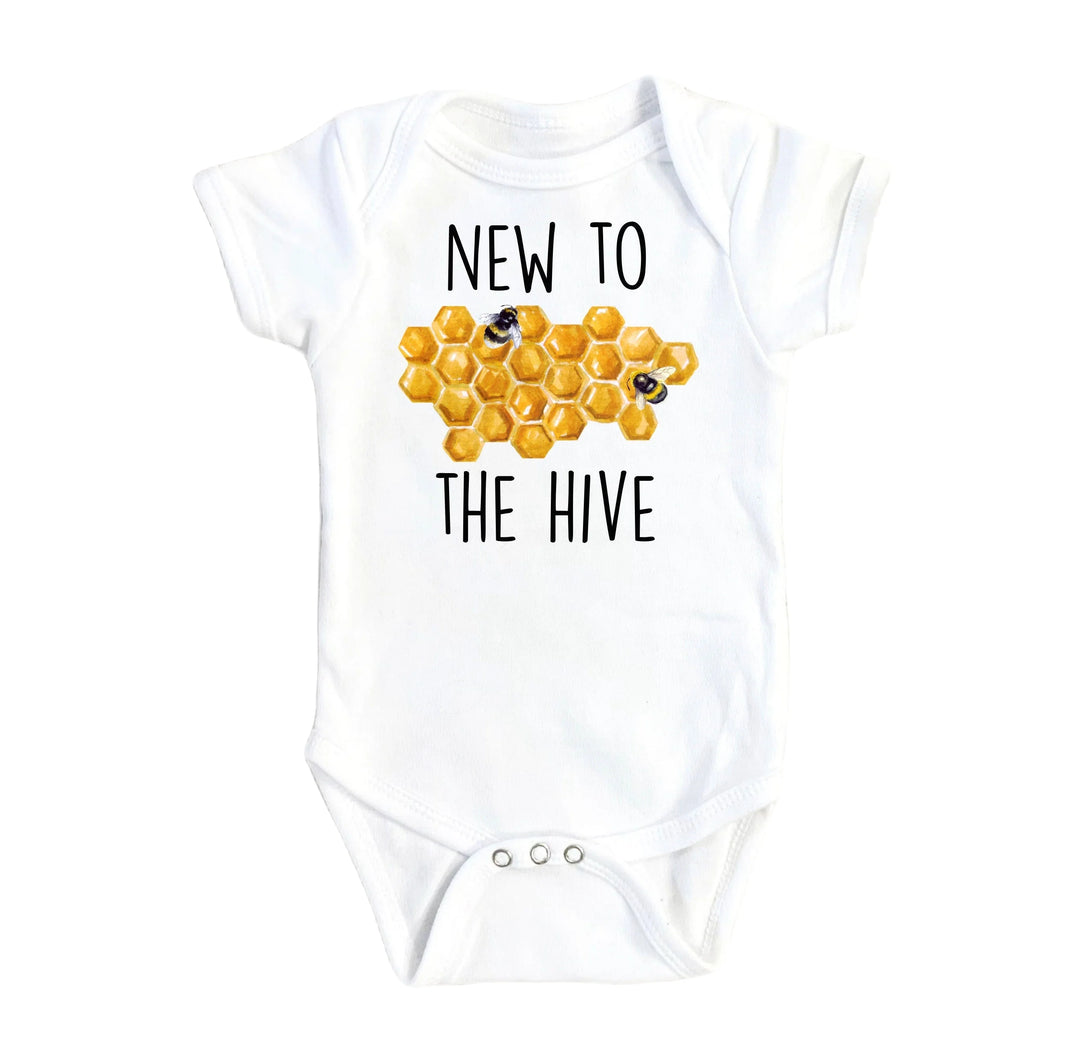 Bee Hive Honey - Baby Boy Girl Clothes Infant Bodysuit Funny Cute Newborn 1D
