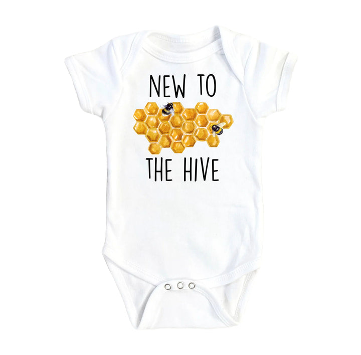 Bee Hive Honey - Baby Boy Girl Clothes Infant Bodysuit Funny Cute Newborn 1D Onesie