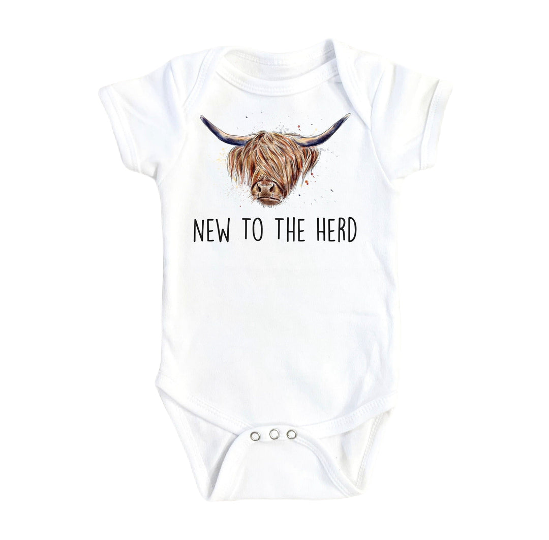 Bull Herd Color - Baby Boy Girl Clothes Infant Bodysuit Funny Cute Newborn Onesie