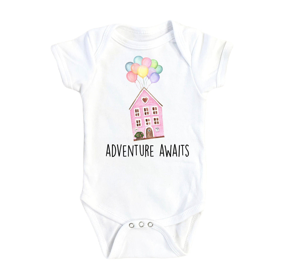 Balloons Adventure - Baby Boy Girl Clothes Infant Bodysuit Funny Cute Newborn Onesie