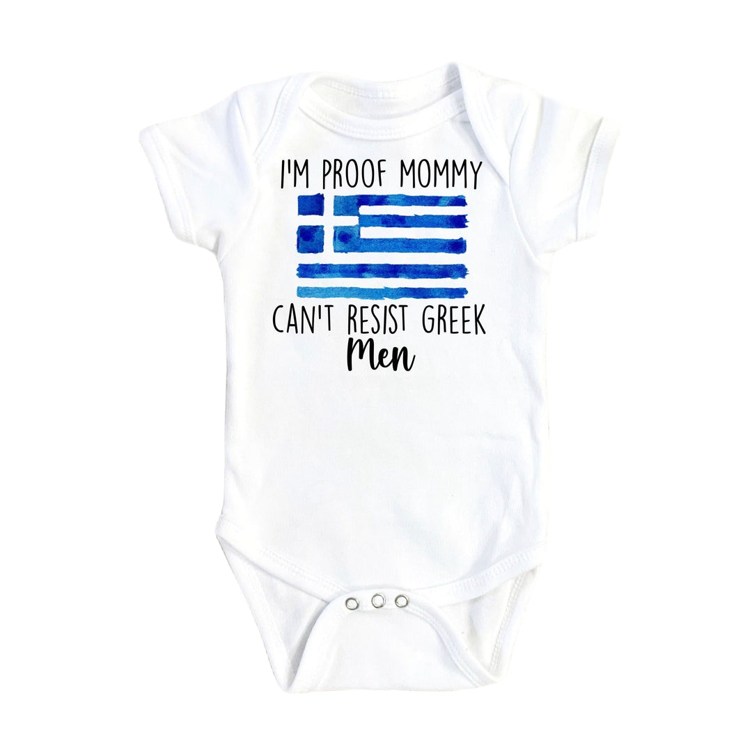 Greek Men - Baby Boy Girl Clothes Infant Bodysuit Funny Cute Newborn Onesie