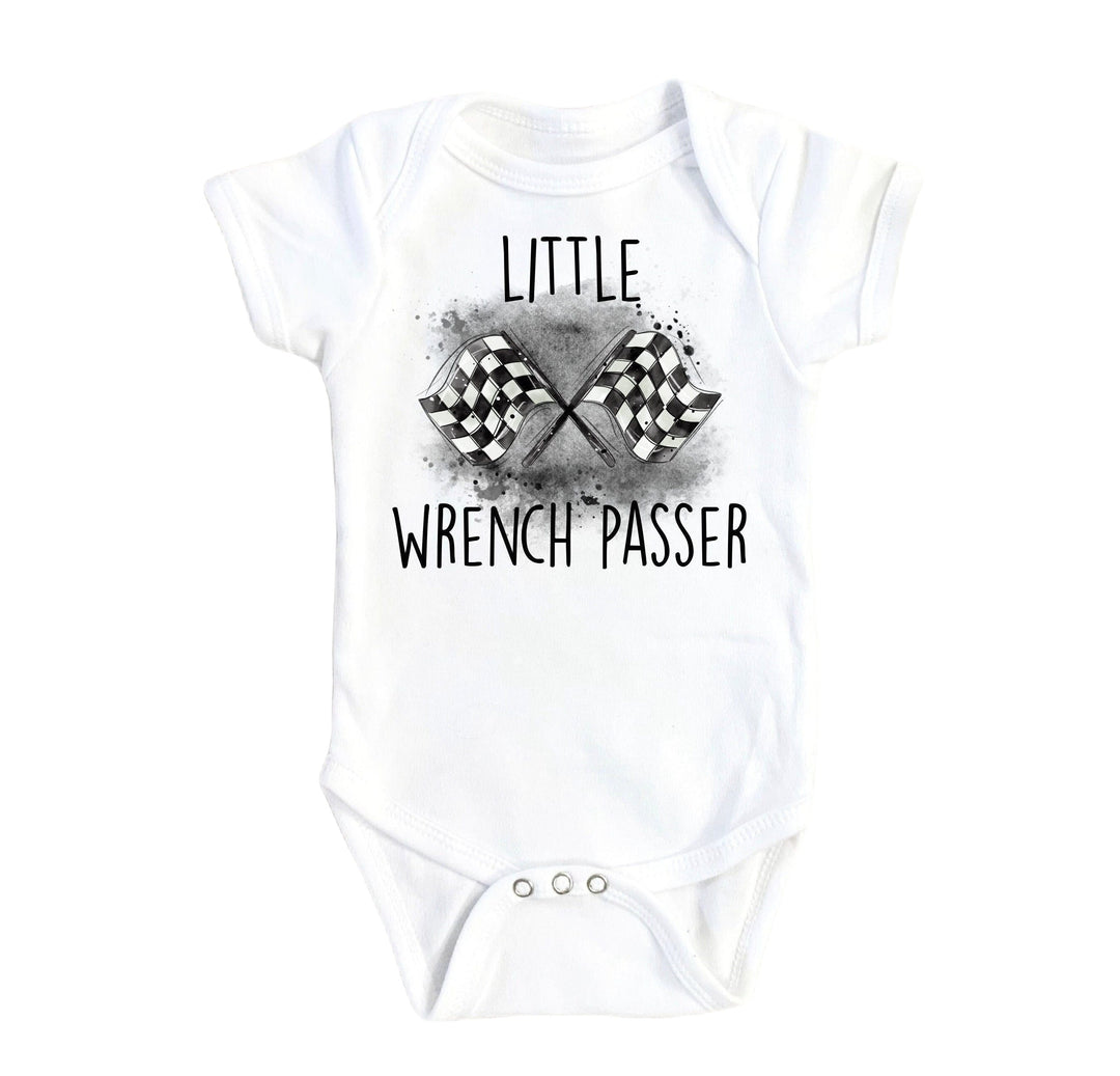 Racing Wrench - Baby Boy Girl Clothes Infant Bodysuit Funny Cute Newborn Onesie