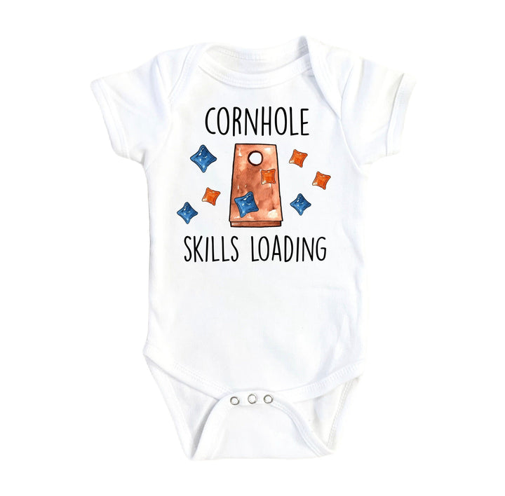 Cornhole Skills - Baby Boy Girl Clothes Infant Bodysuit Funny Cute Newborn Onesie