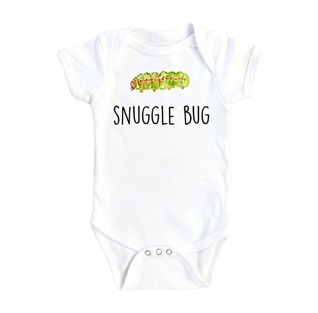 Bug Snuggle Green - Baby Boy Girl Clothes Infant Bodysuit Funny Cute Newborn Onesie