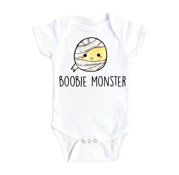 Breastfeeding Monster - Baby Boy Girl Clothes Infant Bodysuit Funny Cute Newborn Onesie