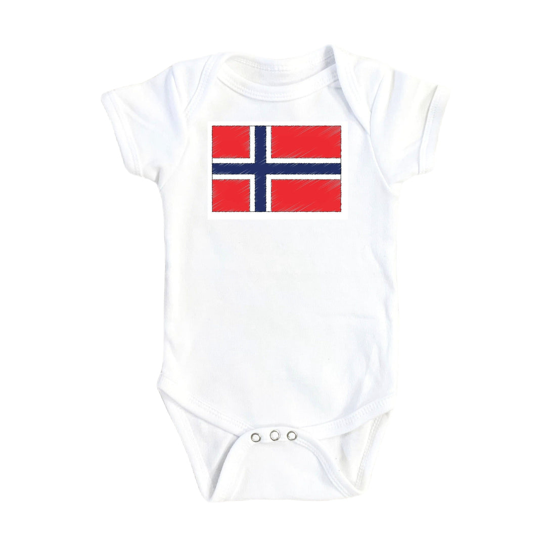 Norway - Baby Boy Girl Clothes Infant Bodysuit Funny Cute Newborn 1D Onesie