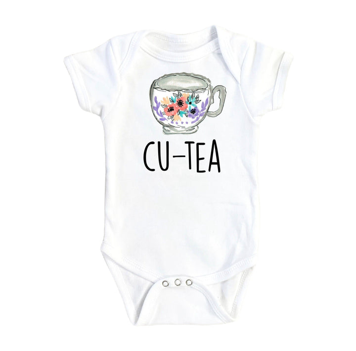 Tea Cup Cutie - Baby Boy Girl Clothes Infant Bodysuit Funny Cute Newborn Onesie