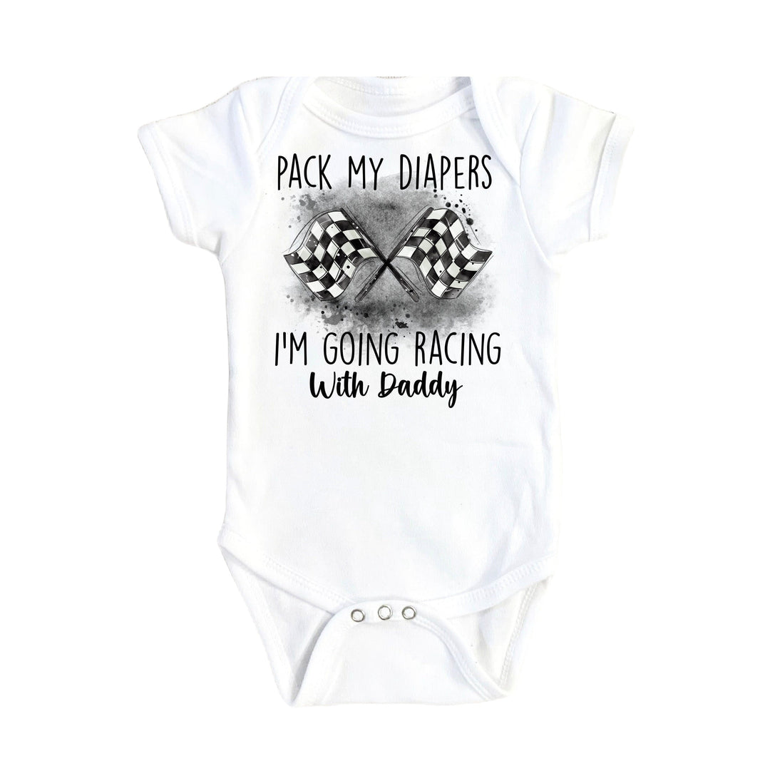 Racing - Baby Boy Girl Clothes Infant Bodysuit Funny Cute Newborn 2C Onesie