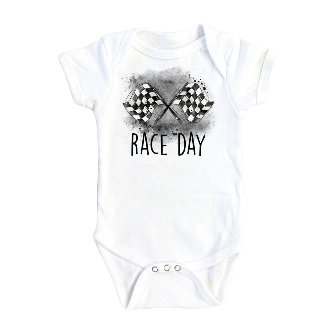 Racing Race Day - Baby Boy Girl Clothes Infant Bodysuit Funny Cute Newborn Onesie