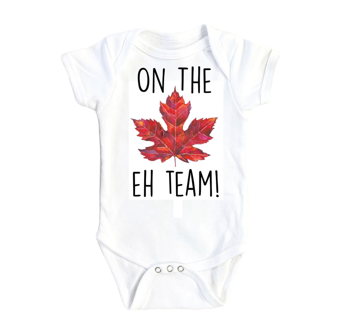 Canada Eh Team - Baby Boy Girl Clothes Infant Bodysuit Funny Cute Newborn Onesie