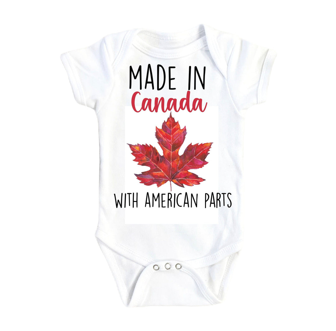 Canada Made 2 - Baby Boy Girl Clothes Infant Bodysuit Funny Cute Newborn Onesie