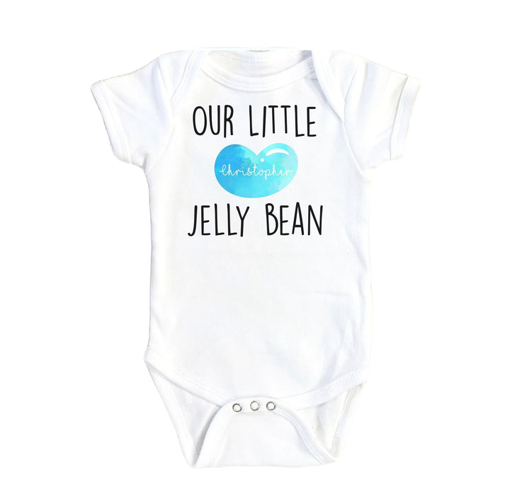 Jelly Bean Blue - Baby Boy Girl Clothes Infant Bodysuit Funny Cute Newborn Onesie