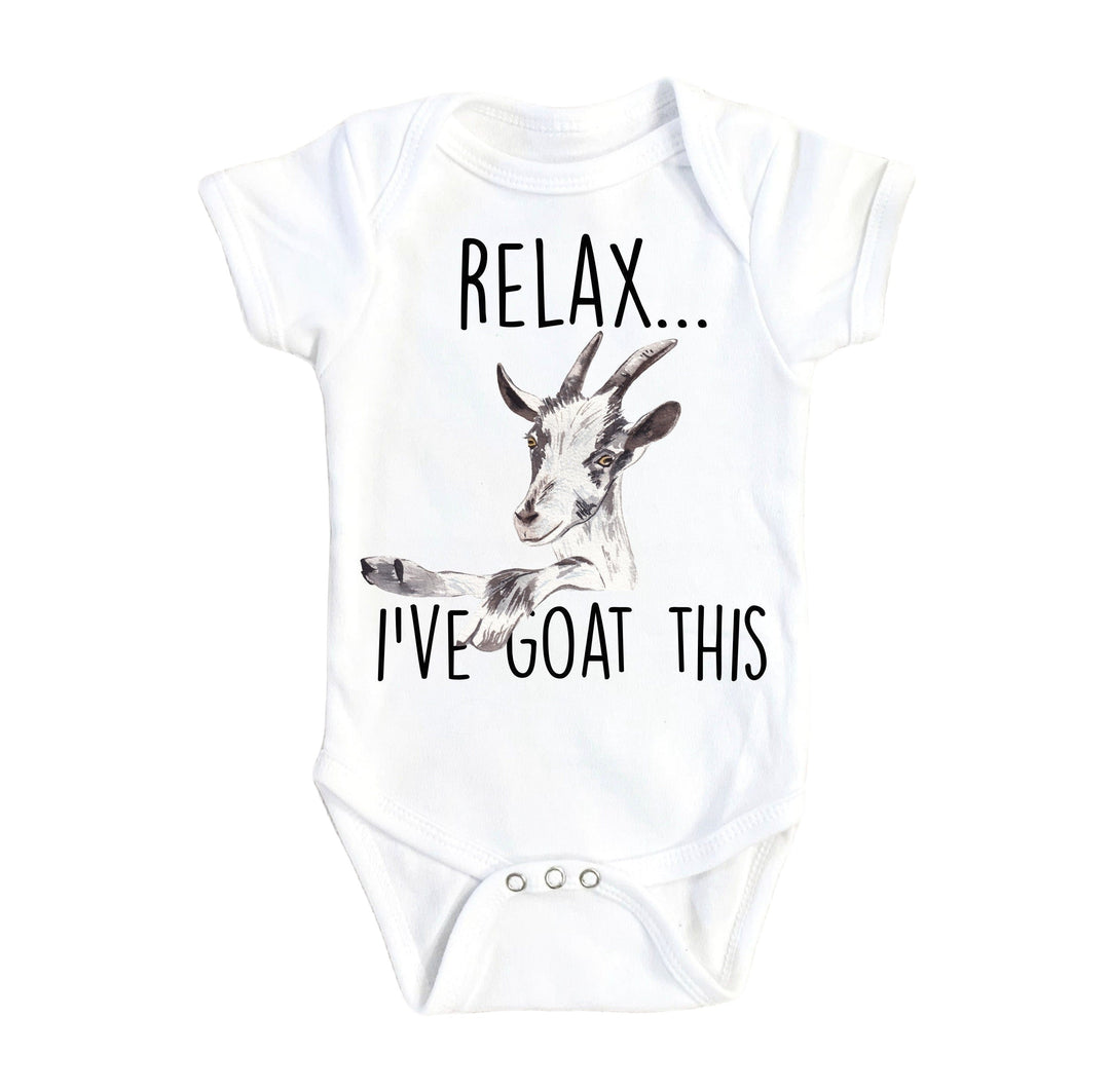 Goat Relax - Baby Boy Girl Clothes Infant Bodysuit Funny Cute Newborn Onesie