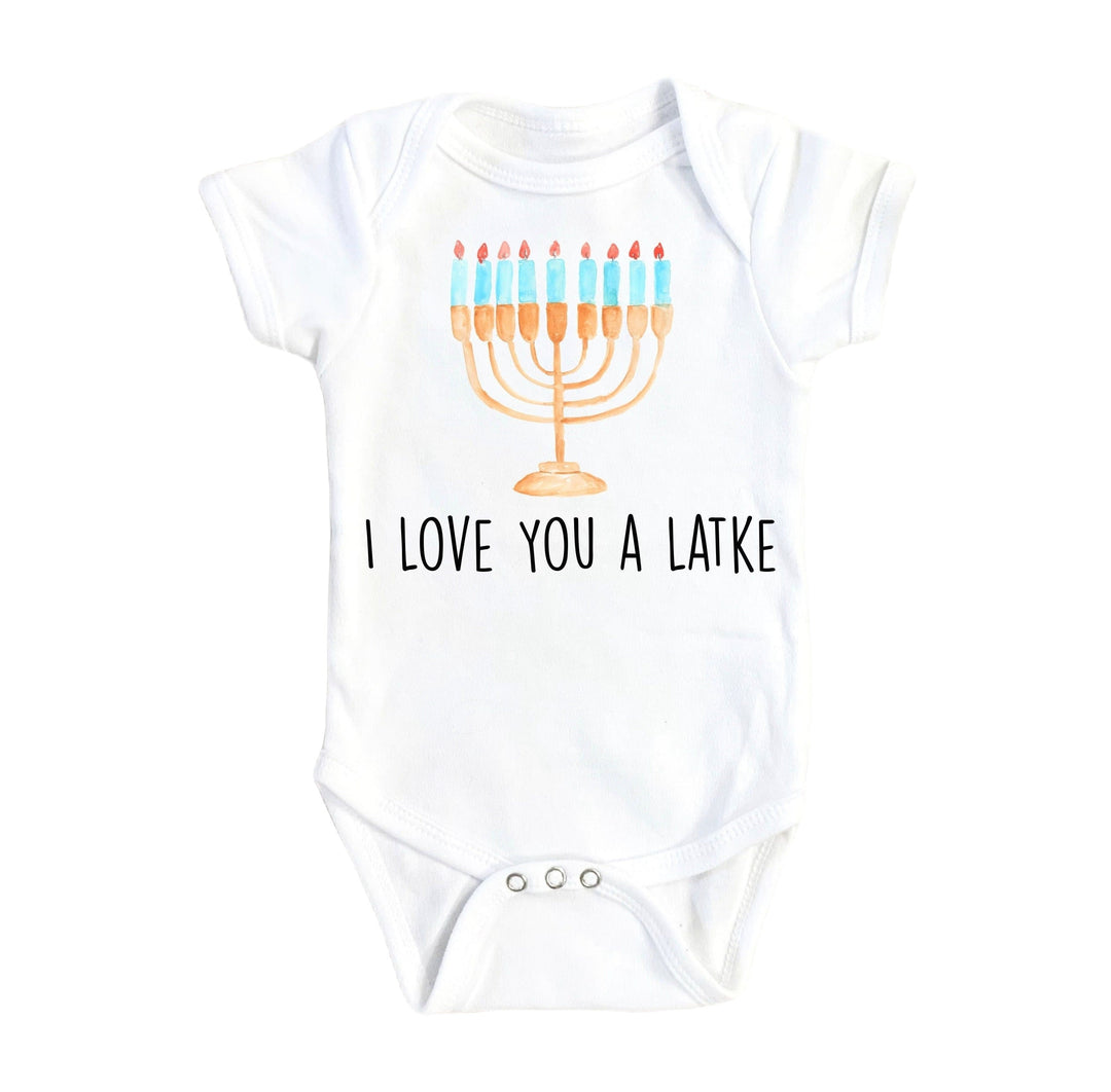 Hannukah Latke - Baby Boy Girl Clothes Infant Bodysuit Funny Cute Newborn Onesie