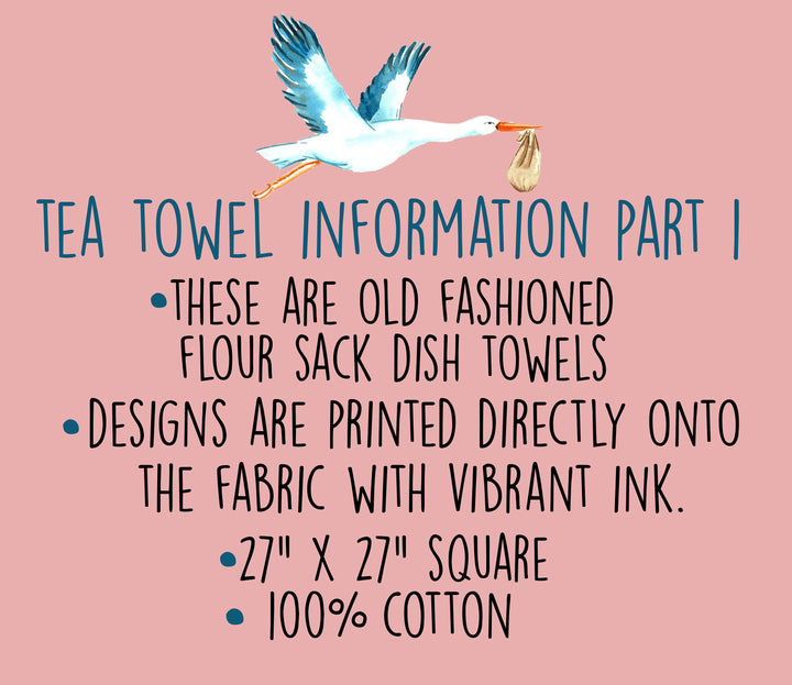 Nautical Coastal - Kitchen Tea Towel, Hand Dish, Housewarming, Funny, Friend, Gift 4