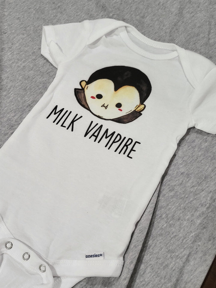 Halloween Milk Mom - Baby Boy Girl Clothes Infant Bodysuit Funny Cute Newborn Onesie