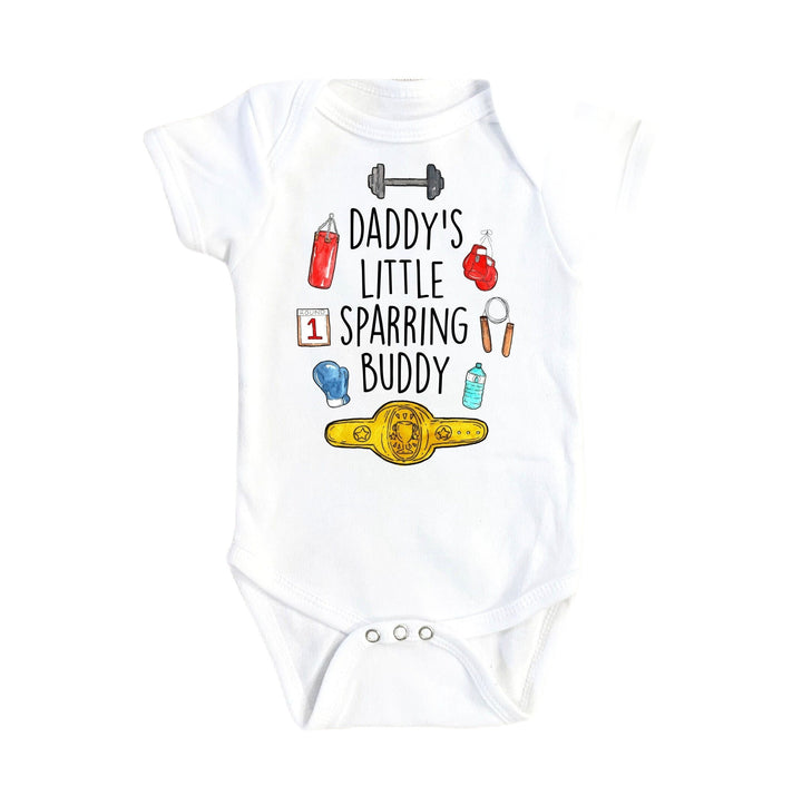 Boxing Sparring 2 - Baby Boy Girl Clothes Infant Bodysuit Funny Cute Newborn Onesie