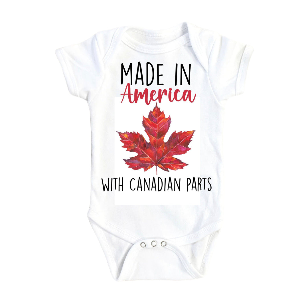 Canada Made - Baby Boy Girl Clothes Infant Bodysuit Funny Cute Newborn Onesie