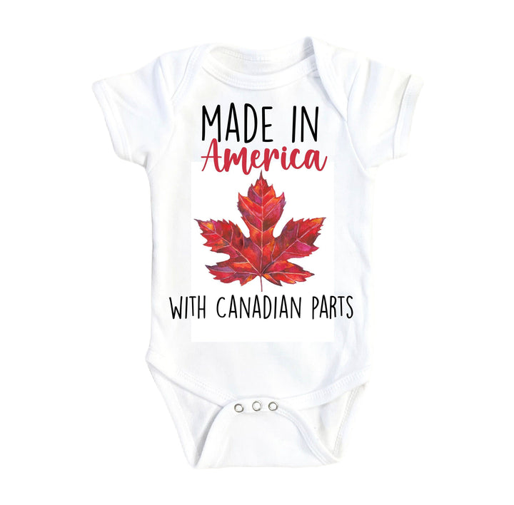 Canada Made - Baby Boy Girl Clothes Infant Bodysuit Funny Cute Newborn Onesie