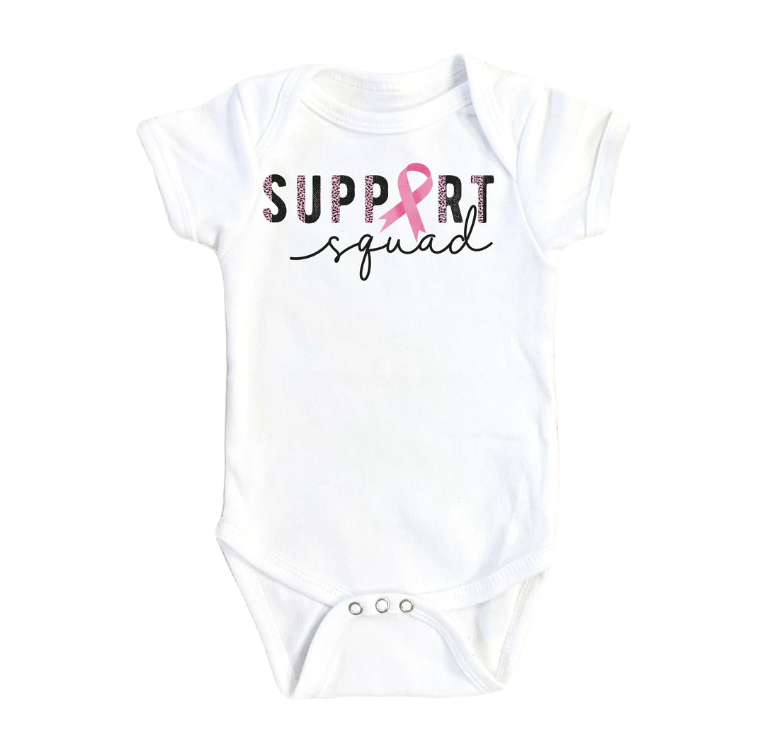 Breast Cancer Squad - Baby Boy Girl Clothes Infant Bodysuit Funny Cute Newborn Onesie