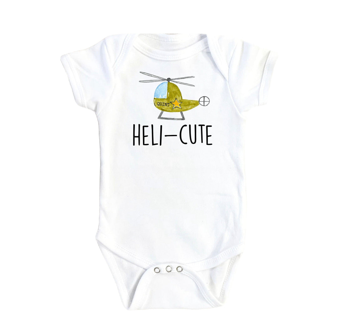 Helicopter Military - Baby Boy Girl Clothes Infant Bodysuit Funny Cute Newborn Onesie