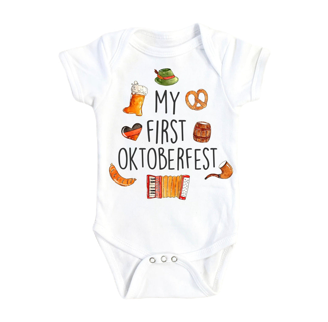 Oktoberfest First - Baby Boy Girl Clothes Infant Bodysuit Funny Cute Newborn Onesie