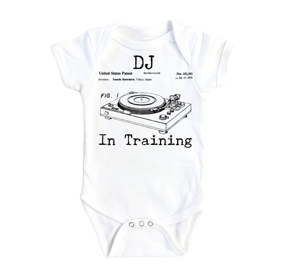 Dj Training - Baby Boy Girl Clothes Infant Bodysuit Funny Cute Newborn Onesie