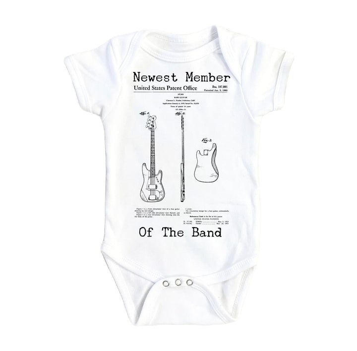 Rock Band Patent - Baby Boy Girl Clothes Infant Bodysuit Funny Cute Newborn Onesie