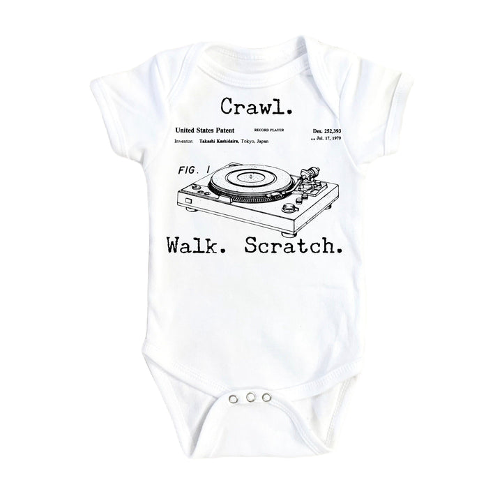 Dj Scratch - Baby Boy Girl Clothes Infant Bodysuit Funny Cute Newborn Onesie