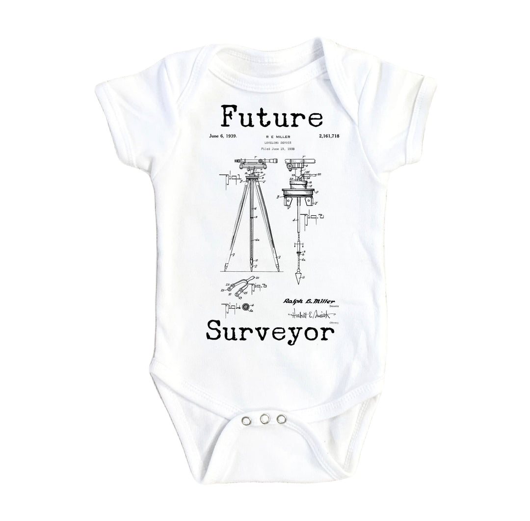 Surveyor Patent - Baby Boy Girl Clothes Infant Bodysuit Funny Cute Newborn Onesie