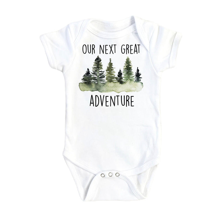 Adventure Next Green - Baby Boy Girl Clothes Infant Bodysuit Funny Cute Newborn 1A Onesie