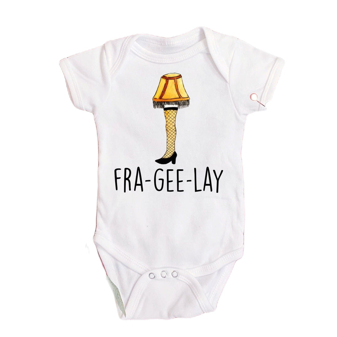 Christmas Leg Lamp - Baby Boy Girl Clothes Infant Bodysuit Funny Cute Story Onesie