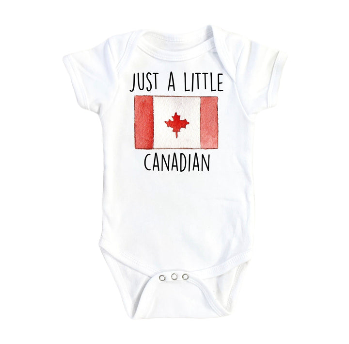 Little Canadian - Baby Boy Girl Clothes Infant Bodysuit Funny Cute Newborn 1A Onesie