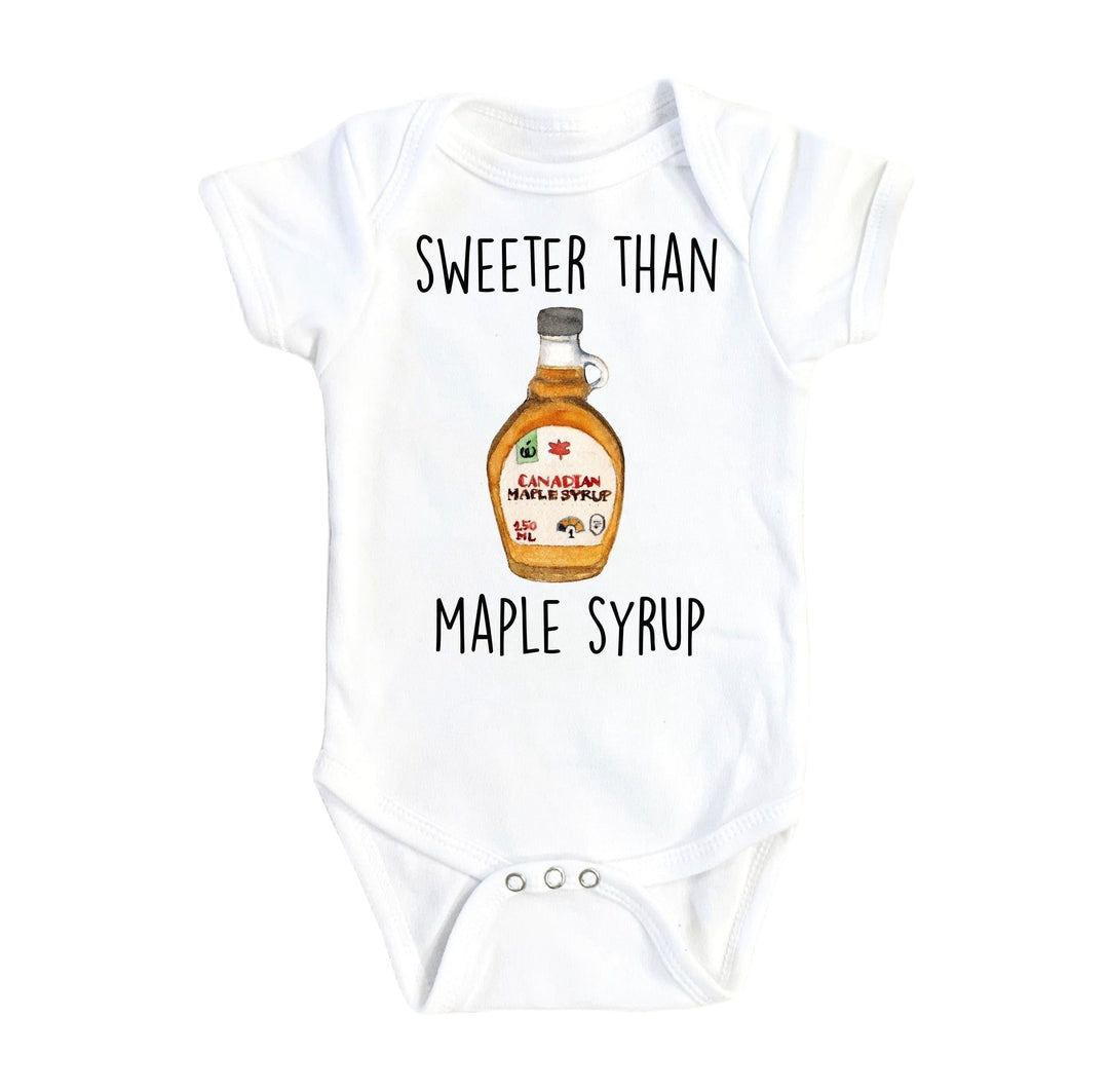 Maple Syrup - Baby Boy Girl Clothes Infant Bodysuit Funny Cute Newborn Onesie