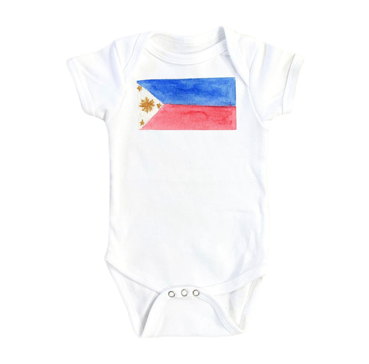 Philippines Flag Alone - Baby Boy Girl Clothes Infant Bodysuit Funny Cute Newborn Onesie