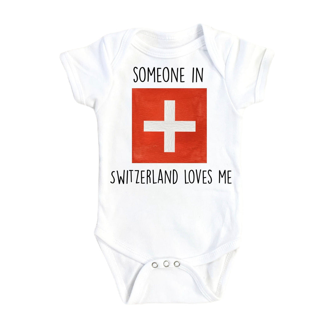 Switzerland - Baby Boy Girl Clothes Infant Bodysuit Funny Cute Newborn 1A Onesie