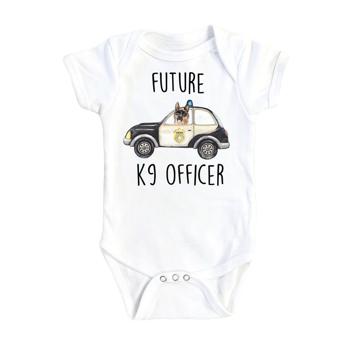 Police K9 - Baby Boy Girl Clothes Infant Bodysuit Funny Cute Newborn Onesie