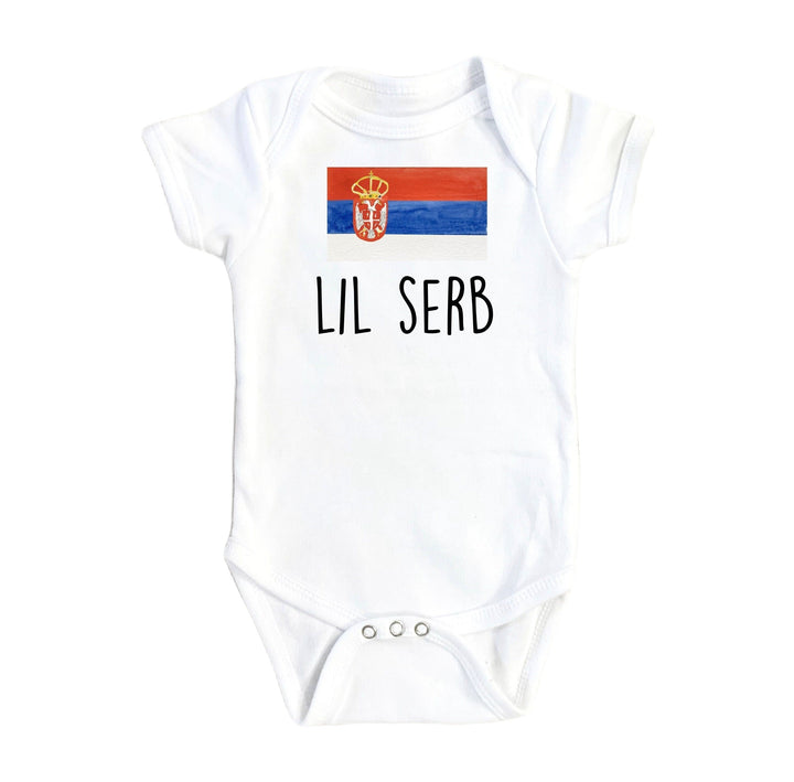 Serbian Little - Baby Boy Girl Clothes Infant Bodysuit Funny Cute Newborn Onesie