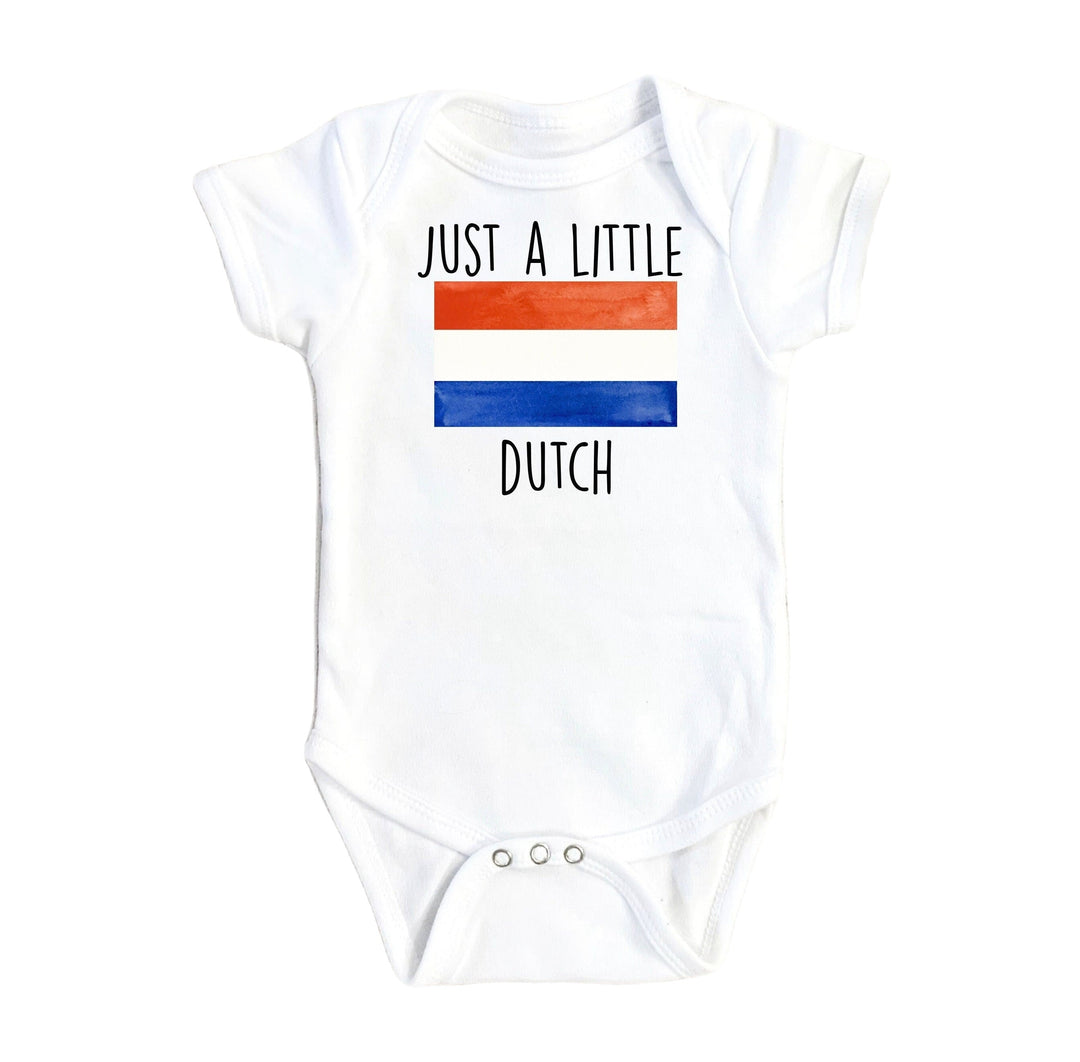 Dutch Little - Baby Boy Girl Clothes Infant Bodysuit Funny Cute Newborn Onesie